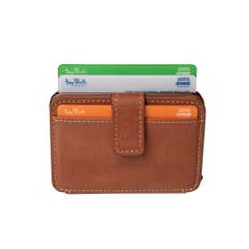 Furbo Evo Vegetale leren RFID pasjeshouder met papiergeldvak en buitenvakken